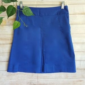 Express Blue High-Waisted Mini Skirt